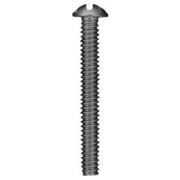  Machine Screw Slotted Round Head - 2600 01