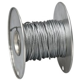  Wire Rope Uncoated 400 Lb Safe Load 1/8" x 100' - 64283