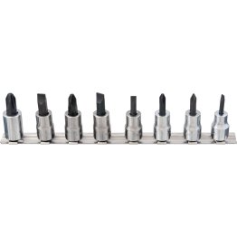 Williams® Socket Set, Screwdriver Bit, 3/38" Drive, 8pc - 18666