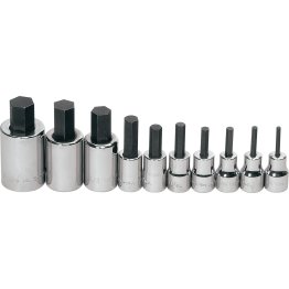 Williams® Hex Bit Socket Set, 3/8" Drive, 10pc - 18668