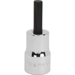 Williams® Socket, Hex Bit, 3/8" Drive, 1/8" - 18828