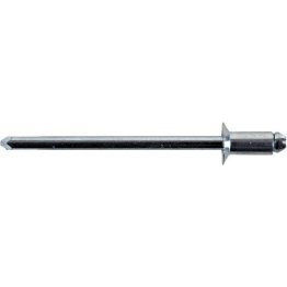 Open End Rivet 120° Countersunk Head Steel 1/8" - 488